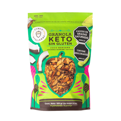 Granola KETO Coco Manzana