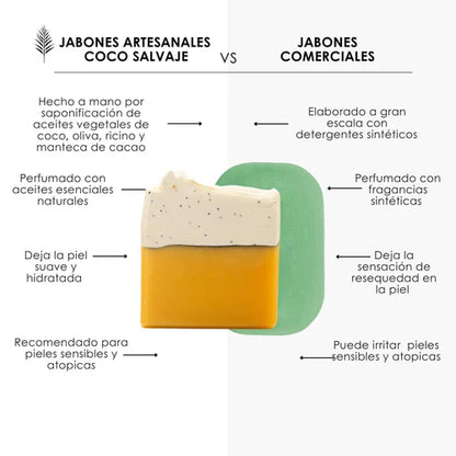Jabón de Limón y Semillas De Amapola - Alegría - Exfoliante