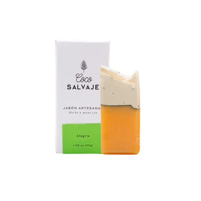 Jabón de Limón y Semillas De Amapola - Alegría - Exfoliante