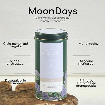 MoonDays - Infusión para  Menopausia, equilibrio hormonal