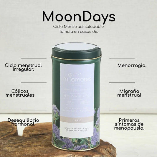 MoonDays - Infusión para  Menopausia, equilibrio hormonal