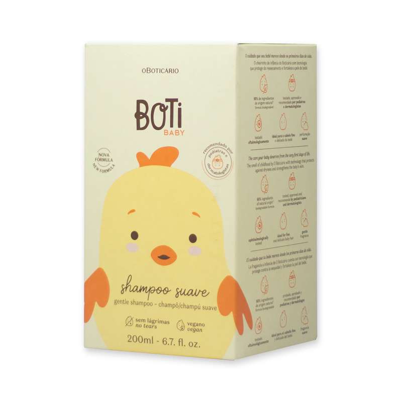 Shampoo líquido para bebé Suave -200ml Boti Baby