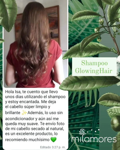 Shampoo GlowingHair de manzanilla - Cabellos CLAROS